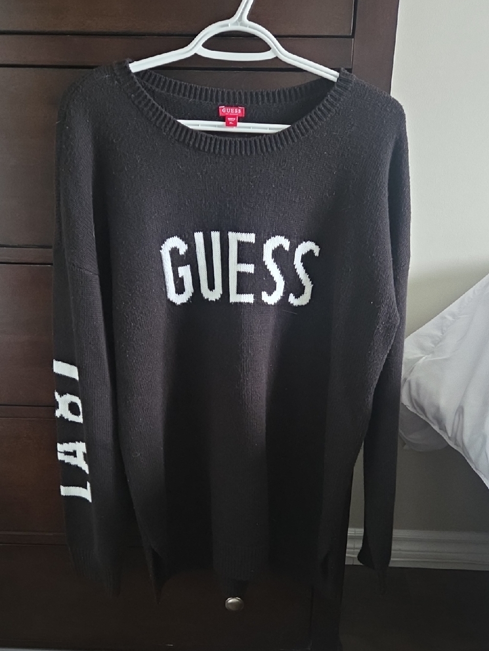 Guess Black Sweater with White Logo